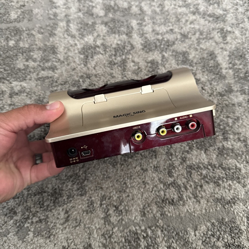 Magic Sing Karaoke System ET18K No Remote (untested) Read As-Is - Picture 9 of 12
